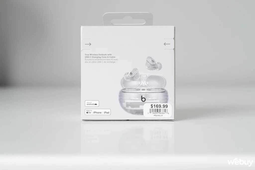 Discover the Uniquely Translucent-Colored Beats Studio Buds+ Box