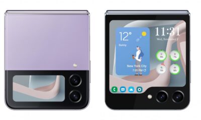 Galaxy Z Flip5 reveals a new design.