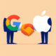google and apple handshake